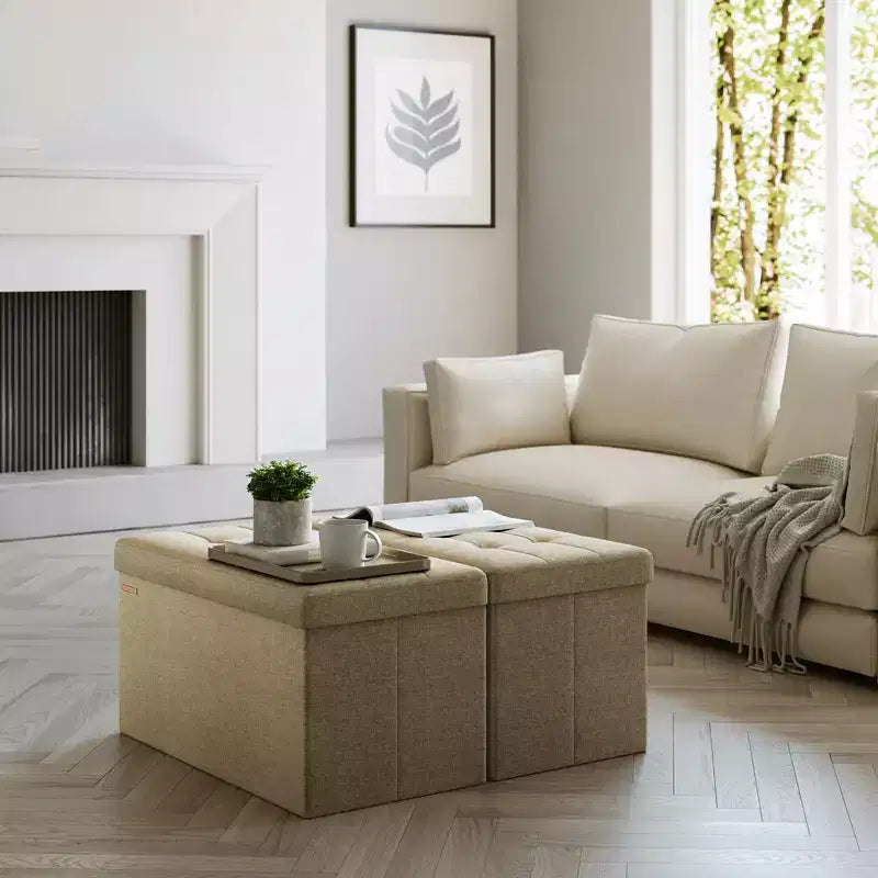 Panca pouf contenitore, 38 x 109 x 38 cm, per fondo letto, cassapanca, per soggiorno, camera da letto, ingresso