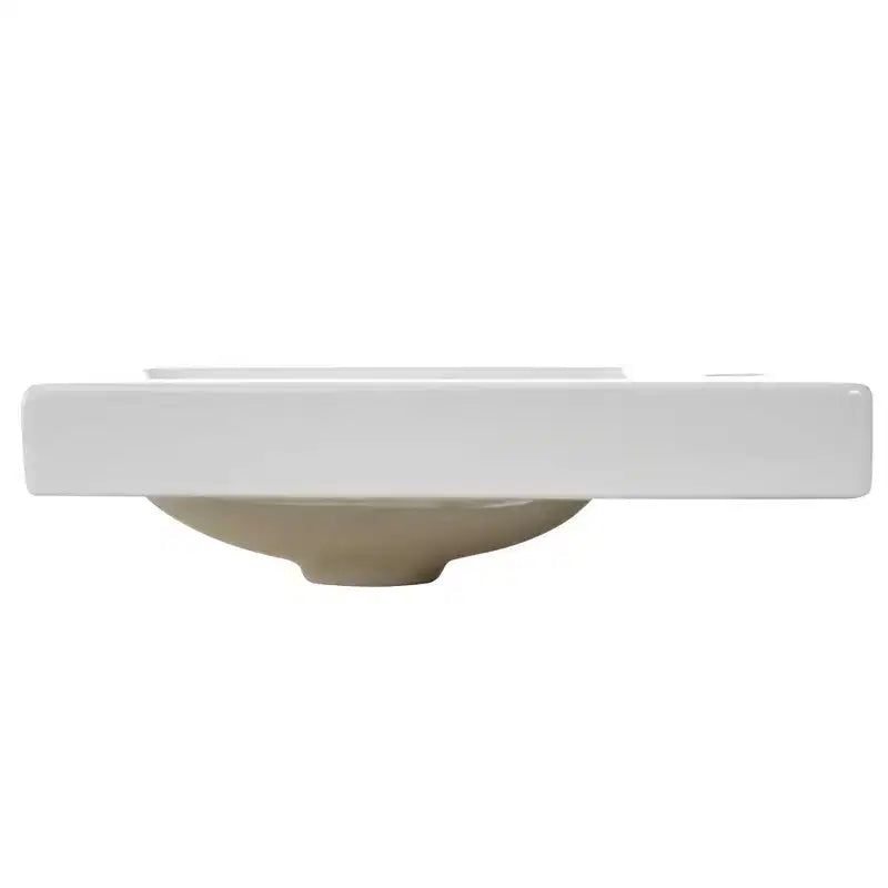 Mobile bagno da 16" con lavabo, mobiletto con ante a chiusura ammortizzata, mobile da bagno a parete con lavabo sospeso per piccoli spazi